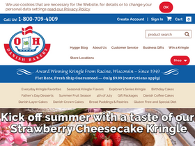 'ohdanishbakery.com' screenshot