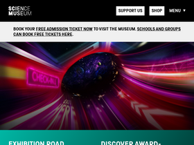 'sciencemuseum.org.uk' screenshot