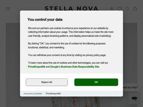 stellanovacopenhagen.com homepage screenshot