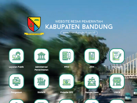 'bandungkab.go.id' screenshot