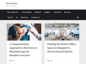 'rootdroids.com' screenshot