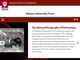 'iupress.org' screenshot