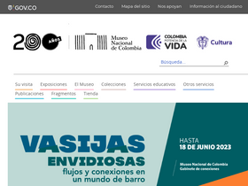 'museonacional.gov.co' screenshot