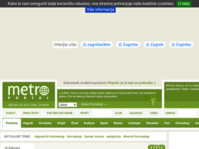 'metro-portal.hr' screenshot