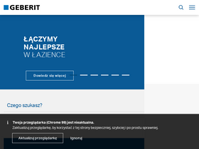 'geberit.pl' screenshot