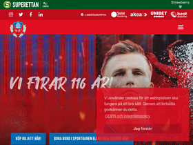'hif.se' screenshot