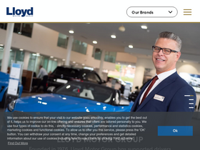 'lloydmotorgroup.com' screenshot