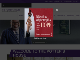 'thepottershouse.org' screenshot