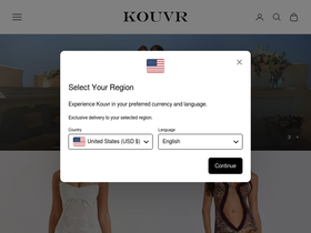 Kouvrfashion website screenshot