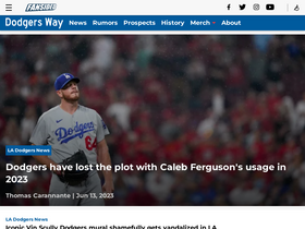 'dodgersway.com' screenshot