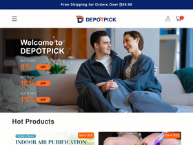 Depotpick homepage screenshot