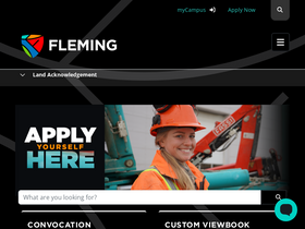 'flemingcollege.ca' screenshot
