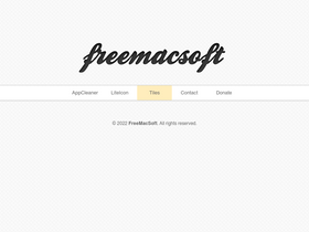 'freemacsoft.net' screenshot