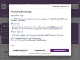 'leifichemie.de' screenshot