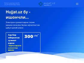 'hujjat.uz' screenshot