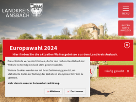 'landkreis-ansbach.de' screenshot