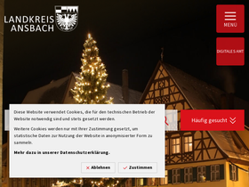 'landkreis-ansbach.de' screenshot