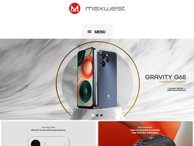 'maxwesttelecom.com' screenshot