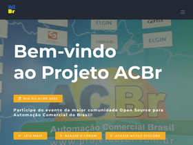 'projetoacbr.com.br' screenshot