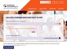 'ausbildung-weiterbildung.ch' screenshot