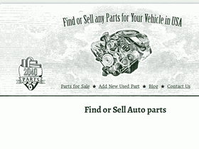 '2040-parts.com' screenshot
