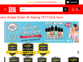 'vaping101.co.uk' screenshot