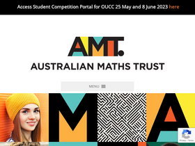'amt.edu.au' screenshot