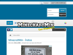 'minecraftmin.net' screenshot