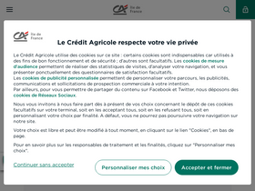 'ca-paris.fr' screenshot
