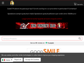 Penguin's Crown homepage screenshot