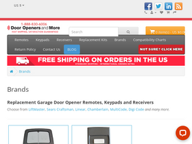 'dooropenersandmore.com' screenshot