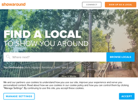 'showaround.com' screenshot