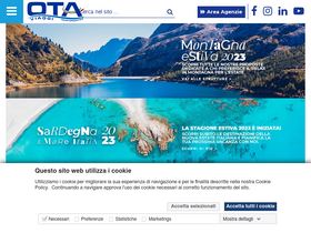 'otaviaggi.com' screenshot