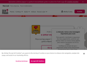 'semparar.com.br' screenshot