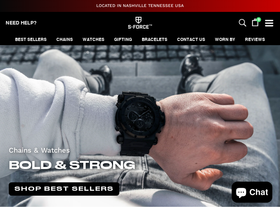 s-force.com homepage screenshot