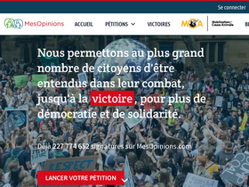 'mesopinions.com' screenshot