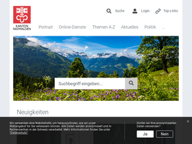 'nw.ch' screenshot