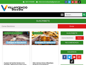 'villavicenciodiaadia.com' screenshot