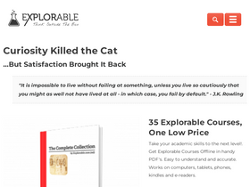 'explorable.com' screenshot