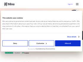 'saymine.com' screenshot