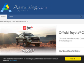 'aanwijzing.com' screenshot