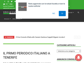 'vivilecanarie.com' screenshot