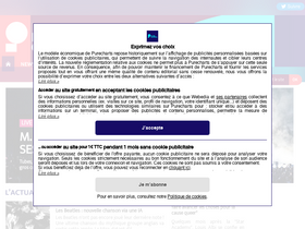 'chartsinfrance.net' screenshot