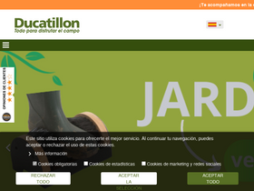 'ducatillon.es' screenshot