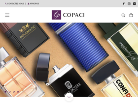 CopacieComm homepage screenshot