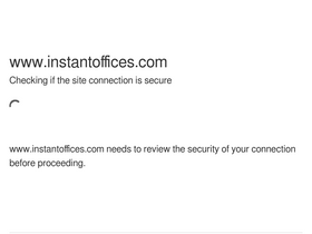 'instantoffices.com' screenshot