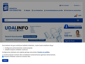 'donostia.eus' screenshot