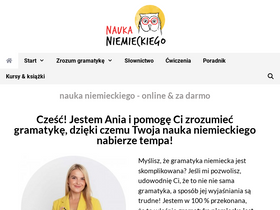 'nauka-niemieckiego.net' screenshot