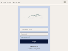'austinluxurynetwork.com' screenshot