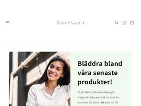 nuvisana.com homepage screenshot